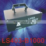 Big Power of Single Blue 1000mW Laser Light with Scanner