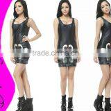 Galaxy Swan Dress Women's Sleeveless Skirt Wholesale thumbnail-1