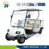 silent electric 4 people seats golf cart