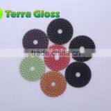 Diamond pad granite polishing pads for angle grinder