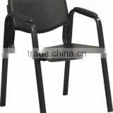 Cheap Stack Bentwood PVC Upholstery Chair With Arm Training Office Chair A26-H08