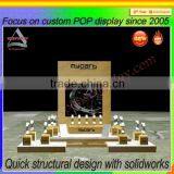 Brand Chain Stores Custom Design Wooden Watch Display Counter thumbnail-5