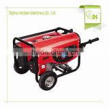 ISO9001 minitype 4 stroke portable carbon brush generator with gasoline power