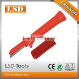 Ergonomically designed Cable Stripping Knife LS-54 Cable knife with fiexed straight blade