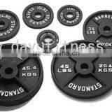 Black Painted Olympic weight Plate DY-WP-019