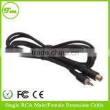 6 FT Single RCA Male/Female Extension Cable