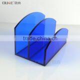 Unique Deisgn Cardboard Blue Acrylic Brochure Holder thumbnail-1