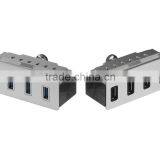 High-performance High-speed 4-Port Usb 3.0 Hub With LED Indicators and Easy to be Fixed on the PC or Table thumbnail-2