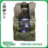 outdoor rocky water fountains resin crafts ornaments set