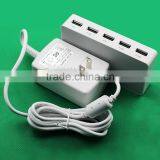 2015 Hot Sale 2.1A 5 Por Usb Intelligent Usb Fast Charger for Mobile Phone