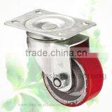 All Size Cast Iron Pu Wheel 75mm Furniture Hardware Caster Wheel thumbnail-2