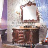 Washroom Vanity Top in Solide Wood With Mirrors WTS221 thumbnail-2