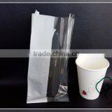 FDA Food Grade Kraft Greaseproof Paper Bag With Window thumbnail-1