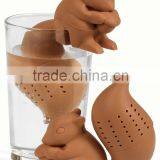 Squirrel Silicone Tea Infuser for Loose Tea Leaf Strainer Herbal Spice Filter thumbnail-1
