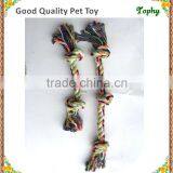 FLOSSY CHEWS COLOR 3 KNOT ROPE TUG DOG TOY AND 2 KNOTS ROPE