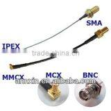 IPX / U.fl to RP-SMA Female Bulkhead With O-ring RG178 15cm rf Coaxial Connectors Cable Assembly Jumper Cable thumbnail-3