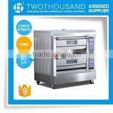 Gas Oven for Bread- 2 Deck 4 Trays, All S/S, Pan 40*60 Cm, TT-O38D thumbnail-1