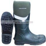 Mens Neoprene Waterproof Safety Wellington Rain Boots thumbnail-1