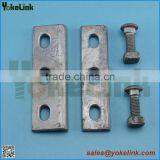 Galvanized Steel Line Cable Clamp Three Bolt Guy Clamp thumbnail-4
