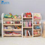 Bookcase Furniture the Cute Children's Plastic Bookcase and Storage Rack Shelf thumbnail-1