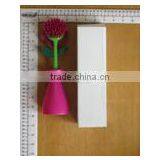 Smart Home Flower Dish Brush With Holder thumbnail-1