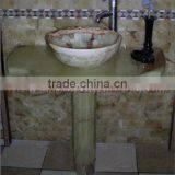 ART DECORATION ONYX PEDESTALS SINKS AND BASINS thumbnail-2