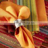 Silver Napkin Ring Beaded Border thumbnail-2