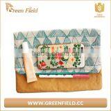 Fashion Washable Kraft Paper Cosmetic Pouch Bag,canvas Women Clutch Bag thumbnail-2