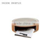 Round Wood Trim Side Opening Concrete Storage Container thumbnail-2