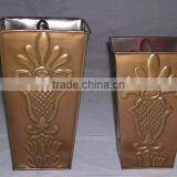 Decorative Metal Planters,Galvanized Metal Planter,Antique Metal Planters thumbnail-1