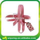 Custom Red Pre Tied Stretch Loop Bow thumbnail-5