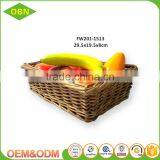 Household Rectangular Fruit Wicker Basket Tray thumbnail-2