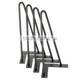 Best Selling 2 Legs Modern Cast Iron Table Base Hairpin Table Legs With 16 Inches thumbnail-3