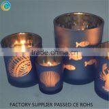 Mercury Glass Votive Frosted Candle Holder Set for Home Decoration Use thumbnail-6