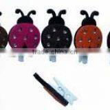 2017 Hot New Products Wholesale Website Custom Size Ladybug Shaped Decorative Mini Wooden Pegs Colored Clothespins