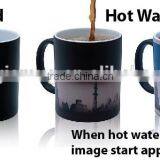 Black Mug Fantasy Mugs Color Changing Creative Ceramic Mug thumbnail-3