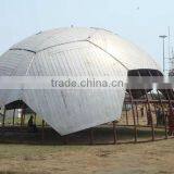 Modern Sport Abstract Metal Craft Stainless Steel Sport Ball Sculpture thumbnail-5