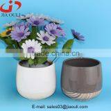 New Design Hot Sales Ceramic Wood Border Flower Pot, Plant Pot thumbnail-4