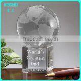China Fun New Design K9 Crystal Cup Acrylic Souvenir With Earth Model thumbnail-1