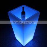 Wholesale Well Polished Beautiful Led Plastic Flower Pot, Garden Flower Vase thumbnail-6