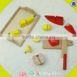 Wholesale Funny Wooden Cutting Fruits Toy Top Quality Wooden Cutting Fruits Game Pretend Toy Wooden Cutting Fruits Toy W10B008 thumbnail-4