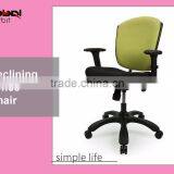Adjustable Seat Height Office Chair With Five Wheels, Fabric Ergonomic Executive Chair thumbnail-6
