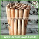 Varnish coated wood rake handle,painting wood stick