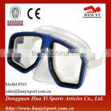 Colorful Frame Durable Waterproof pc Lens Diving Mask thumbnail-2
