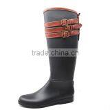 2017 Wellington Boots Pvc Rain Boots With pu Cummerbund thumbnail-2