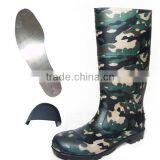 Camo Steel Toe And Sole PVC Safety Rain Boots thumbnail-1