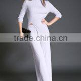 High Quality Solid Asymmetrical Tops With Long Loose Pants 2016 Autumn Fashionable thumbnail-4