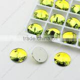 Best Selling Sew on Rhinestone! Round Flatback Crystal Rhinestones,sewing on Dresses/clothing/jewelry/shoes/bags thumbnail-5