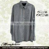 New Fashion Body-fitting Long Sleeve Striped Mens Casual Shirts thumbnail-1