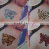 BUTTERFLY BODY STICKER Tattoo Glitter Sticker Glitter Bindi thumbnail-5